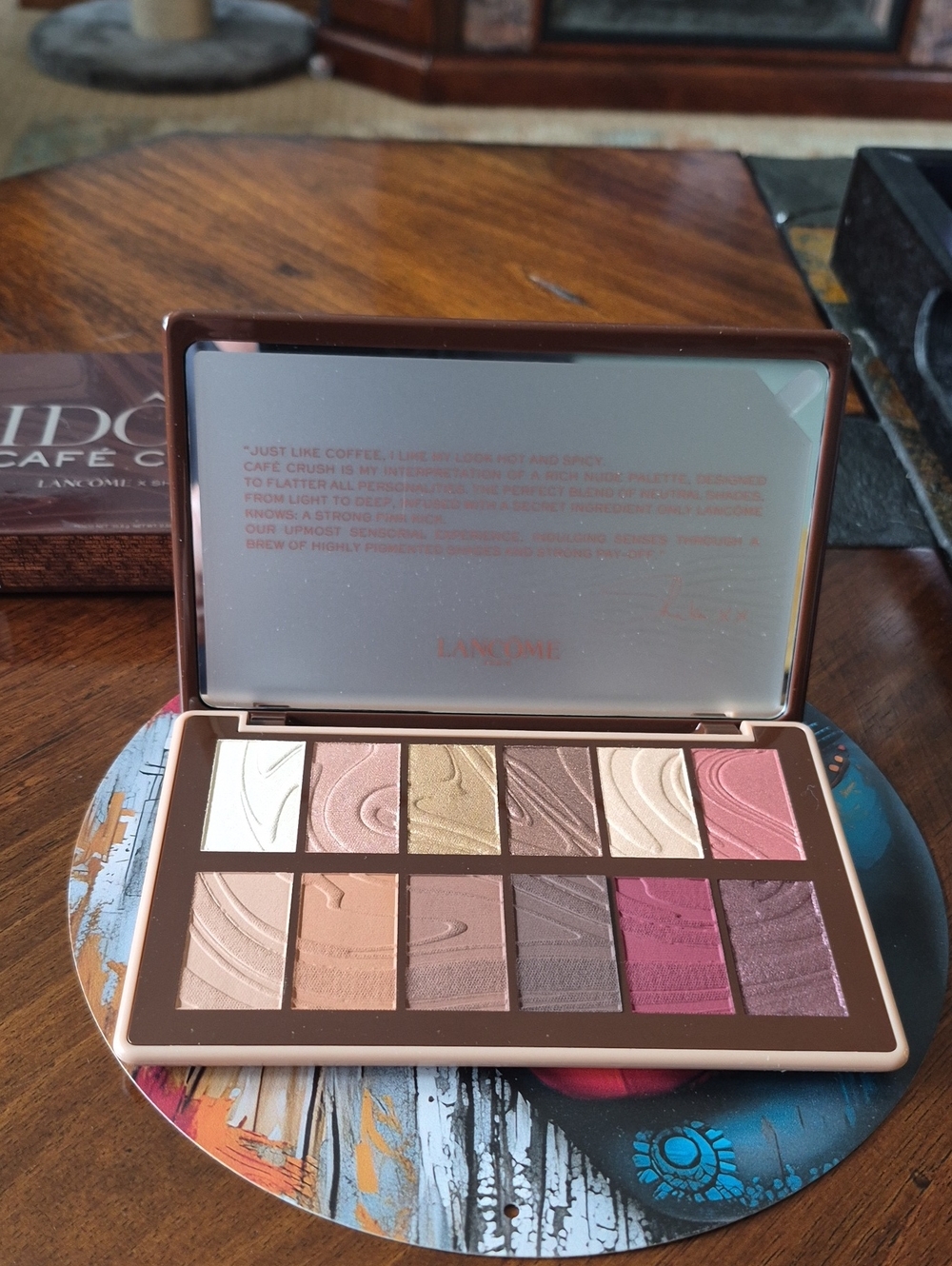 Lancome Café Crush Eyeshadow Palette — Warm Pink & Neutral Shades